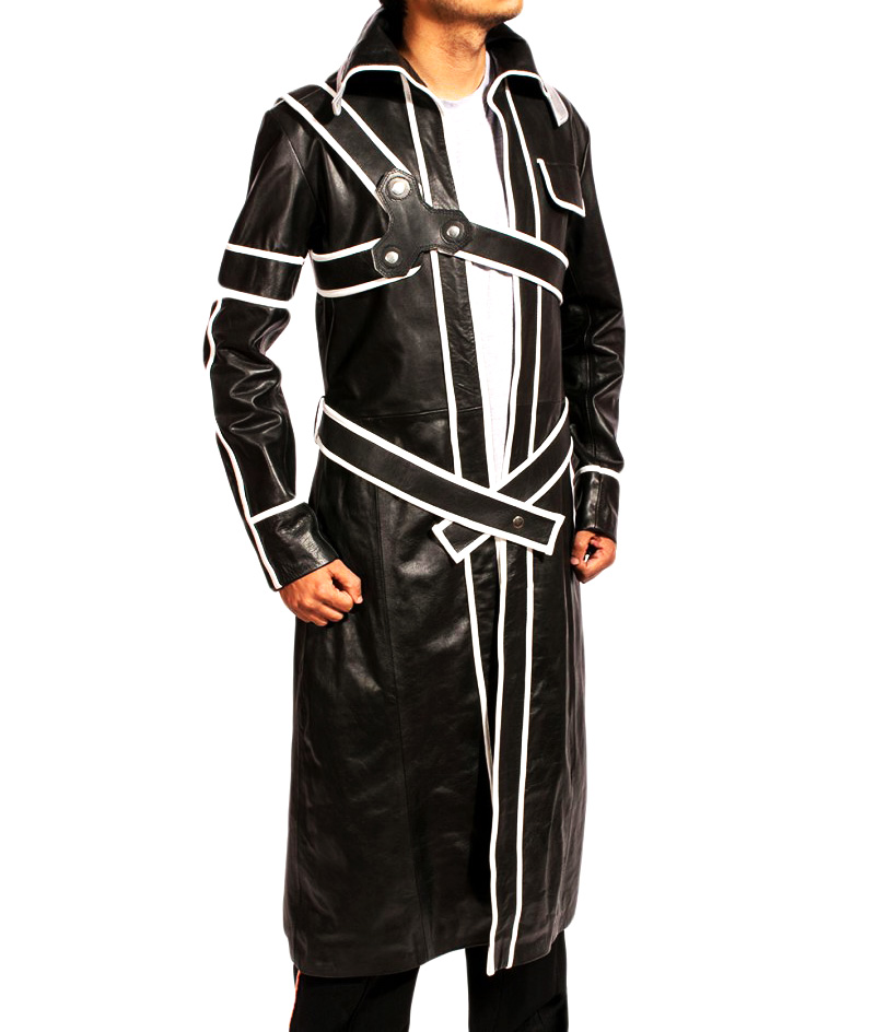 Kirito Leather Costume Coat from Sword Art Online (SAO) TheLeatherCity