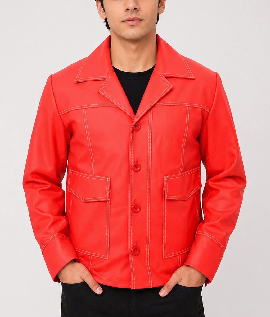 Tyler Durden Red Jacket - Front