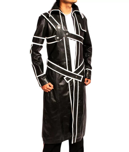 Sword Art Online Kirito Leather Costume Coat 1