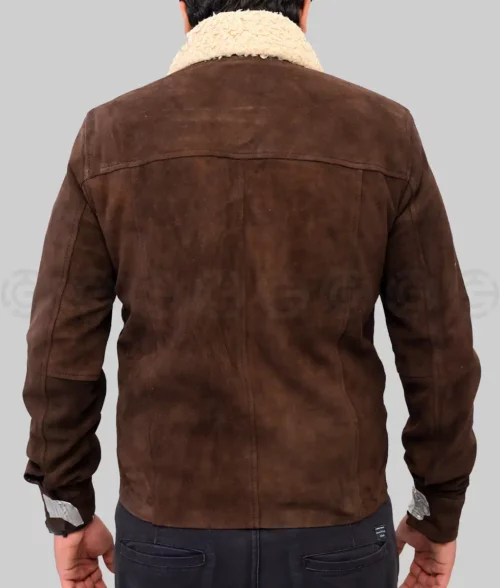 The Walking Dead Rick Grimes Suede Fur Jacket