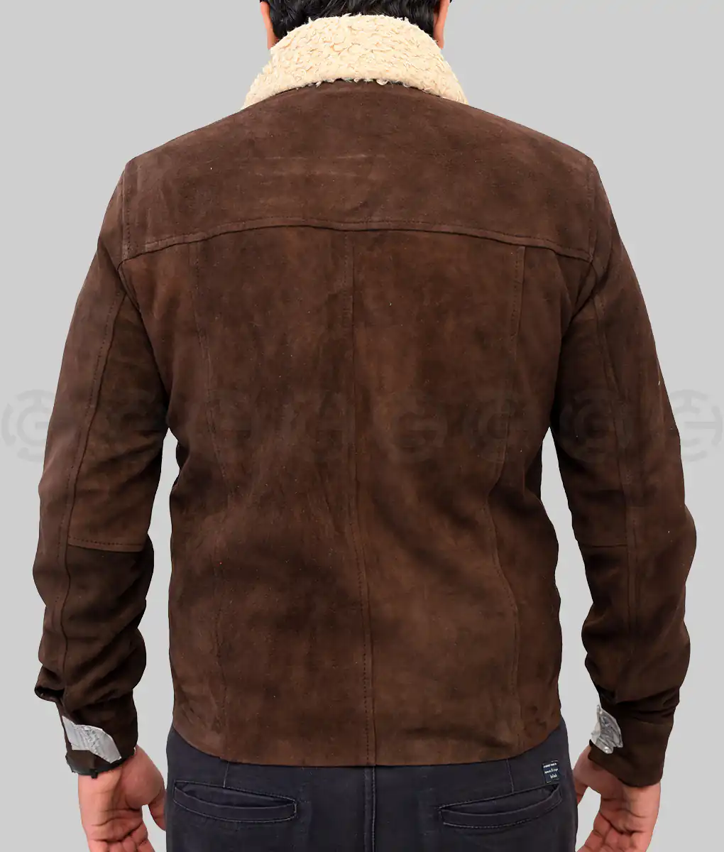 The Walking Dead Rick Grimes Suede Fur Jacket