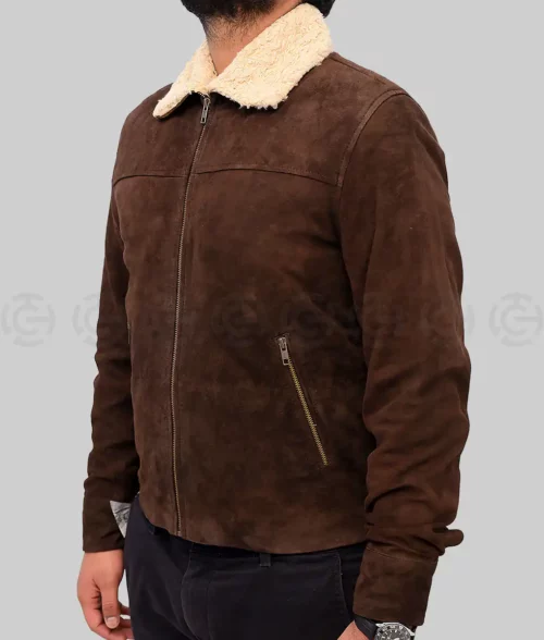 The Walking Dead Rick Grimes Suede Fur Jacket