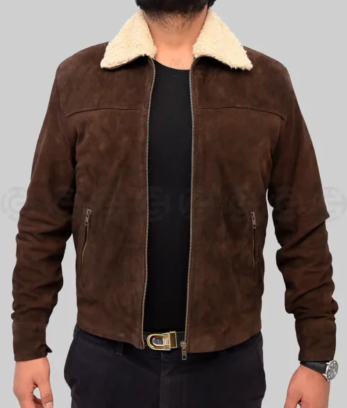 The Walking Dead Rick Grimes Suede Fur Jacket
