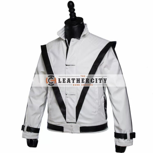 Michael Jackson White Thriller Jacket 1