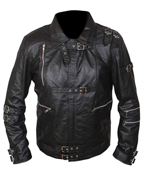 Michael Jackson Bad Leather Jacket in Black Color - TLC