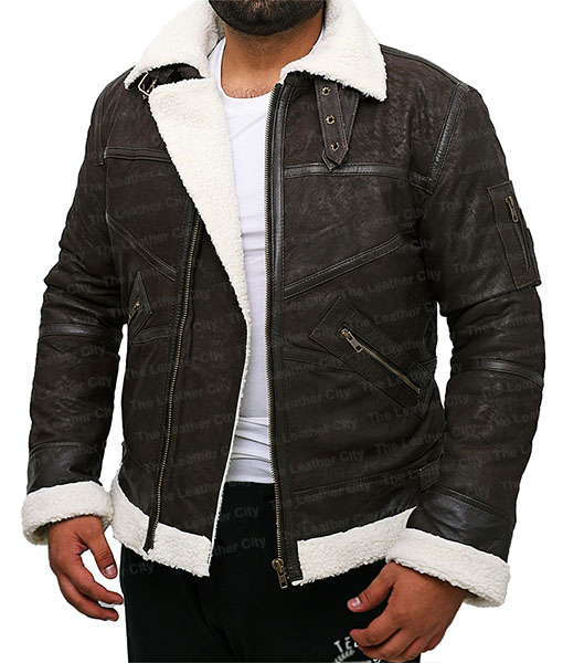 50 cent shearling coat
