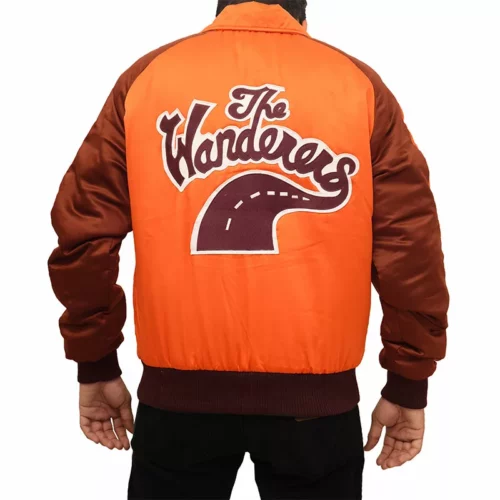 The Wanderers Jacket - The Wanderers Movie Jacket | Men's Satin Varsity Jacket - Front View