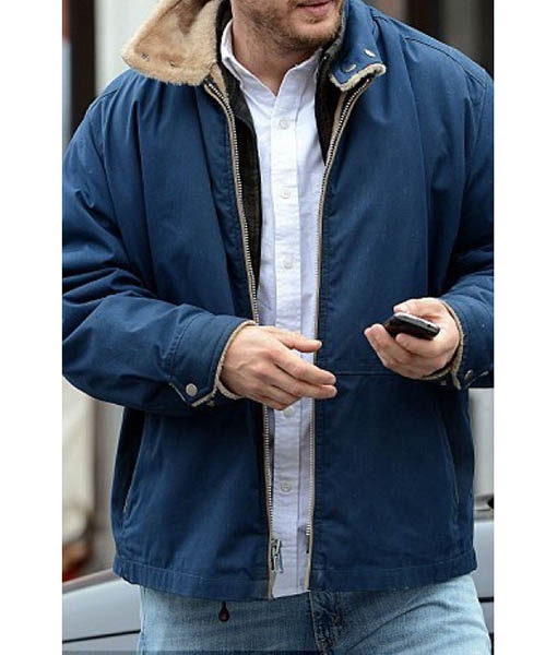 tom hardy shearling jacket