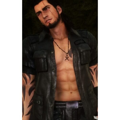 Final Fantasy XV Gladiolus Amicitia Leather Jacket