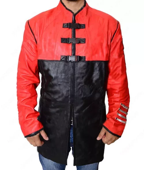 John Crichton Ben Browder Farscape Red Leather Jacket