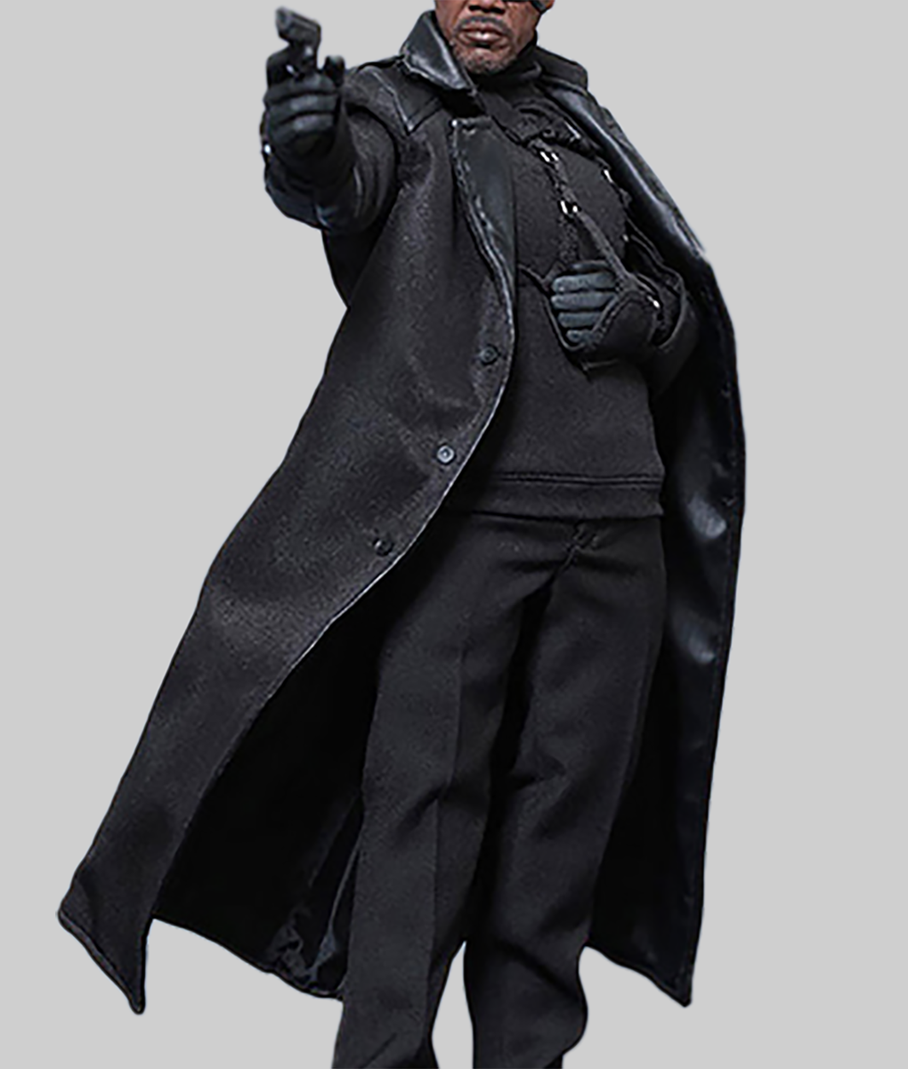 Nick Fury Coat from Captain America The Winter Soldier - TLC, image size:1020x1200