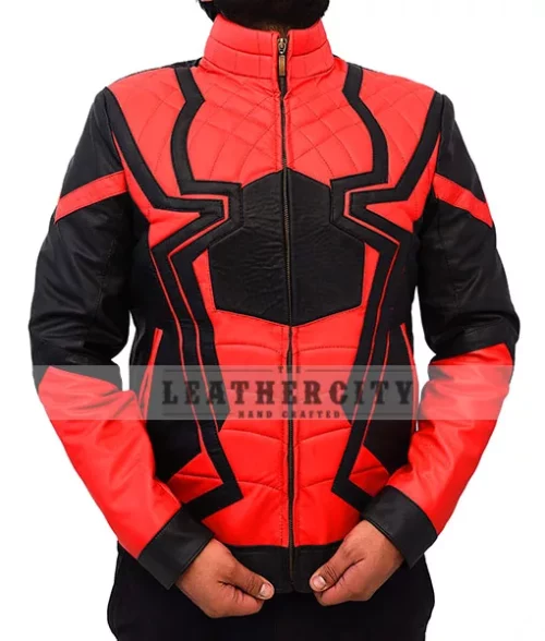 Avengers Infinity War Spiderman Armored Black Costume Jacket