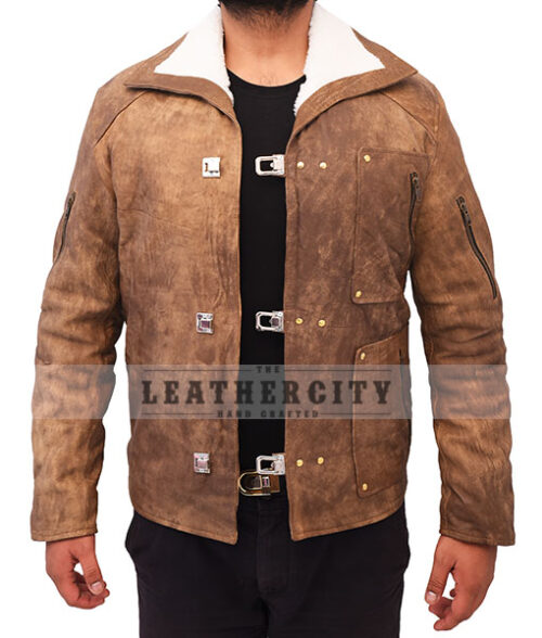 Wolfenstein The New Order Game William B.J Blazkowicz Leather Jacket - Image 5