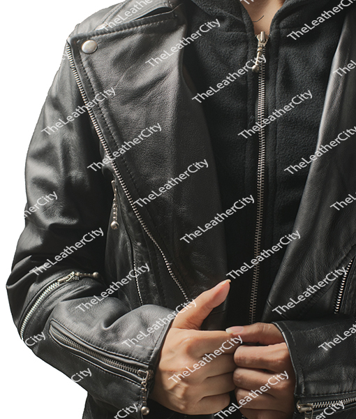 The 100 Season 5 Clarke Griffin (Eliza Taylor) Leather Jacket - TLC