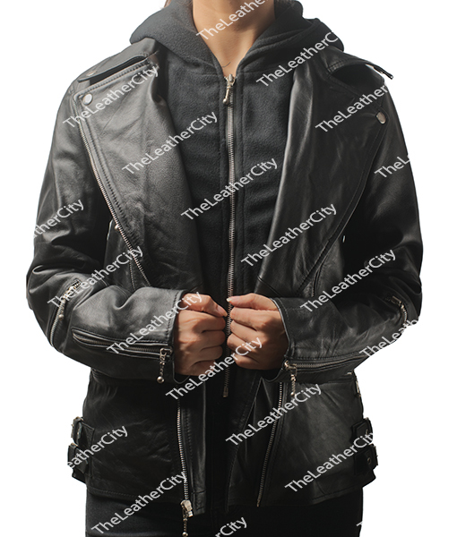 The 100 Season 5 Clarke Griffin (Eliza Taylor) Leather Jacket - TLC