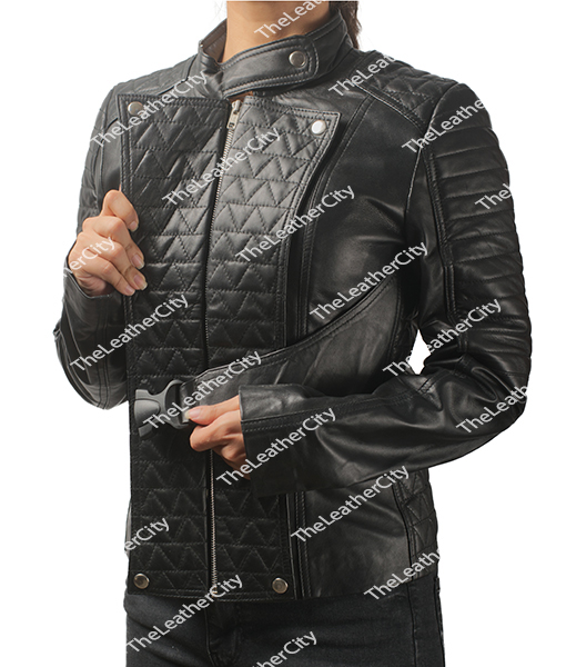 The 100 Season 5 Clarke Griffin (Eliza Taylor) Leather Jacket - TLC