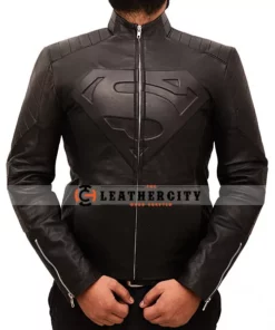 Superman Black Leather Jacket