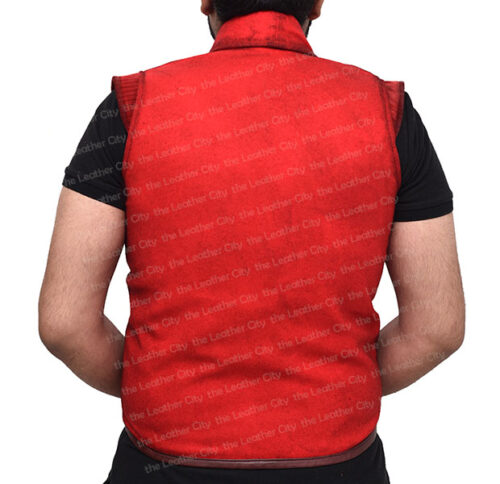 Aladdin Vest - Mena Massoud as Aladdin Vest in Red Color - TLC