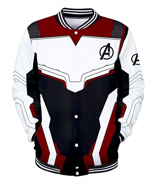 Avengers Endgame Quantum Realm Varsity Jacket