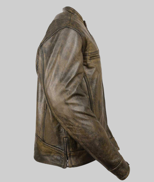Big Barter Cafe Racer Jacket-SideView