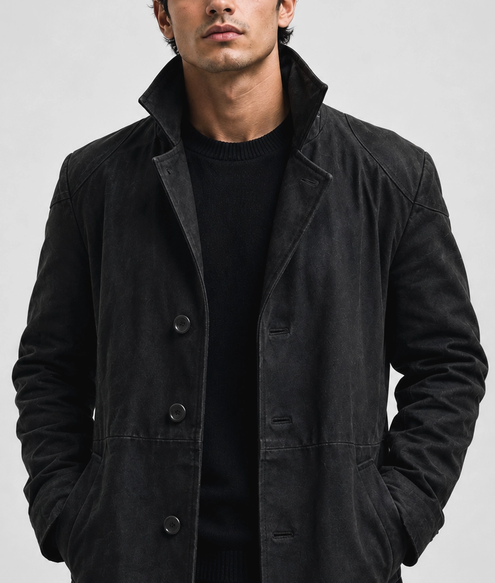 Billy Butcher Trench Coat - Collar