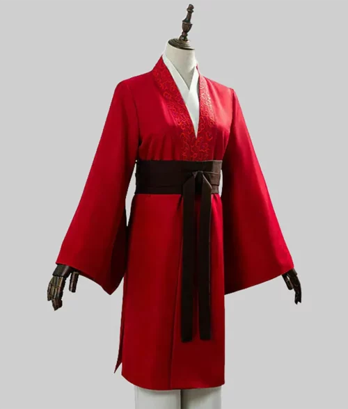 Mulan Red Hanfu Gown