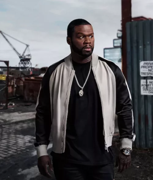 Power 50 Cent Black and White Jacket