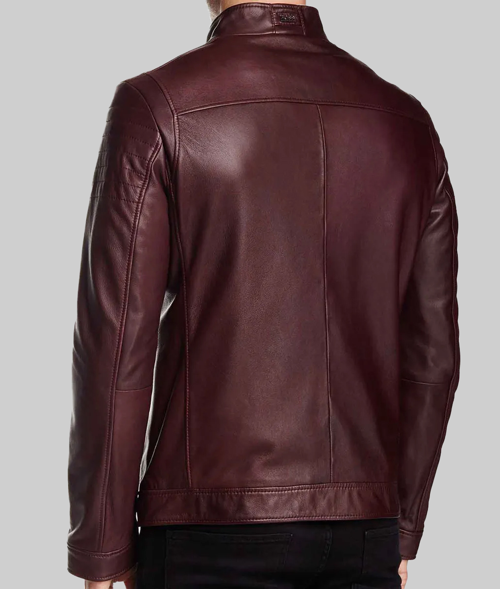 Blinky Men's Biker Jacket-BackView
