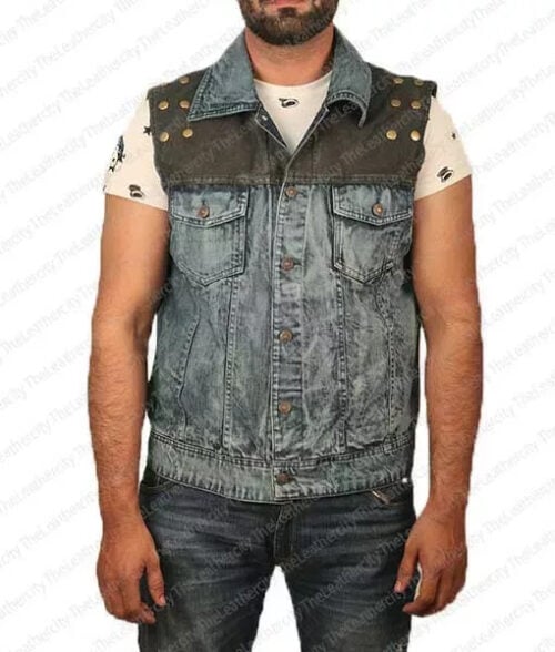 Infamous Second Son Delsin Rowe Denim Vest 1
