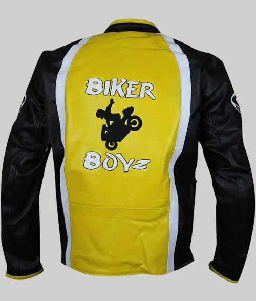 Derek Luke aka Biker Boyz Kid Yellow Motorcycle Jacket