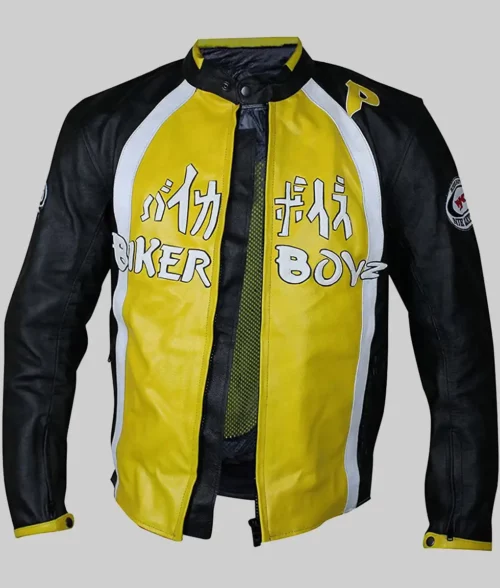 Derek Luke aka Biker Boyz Kid Yellow Motorcycle Jacket