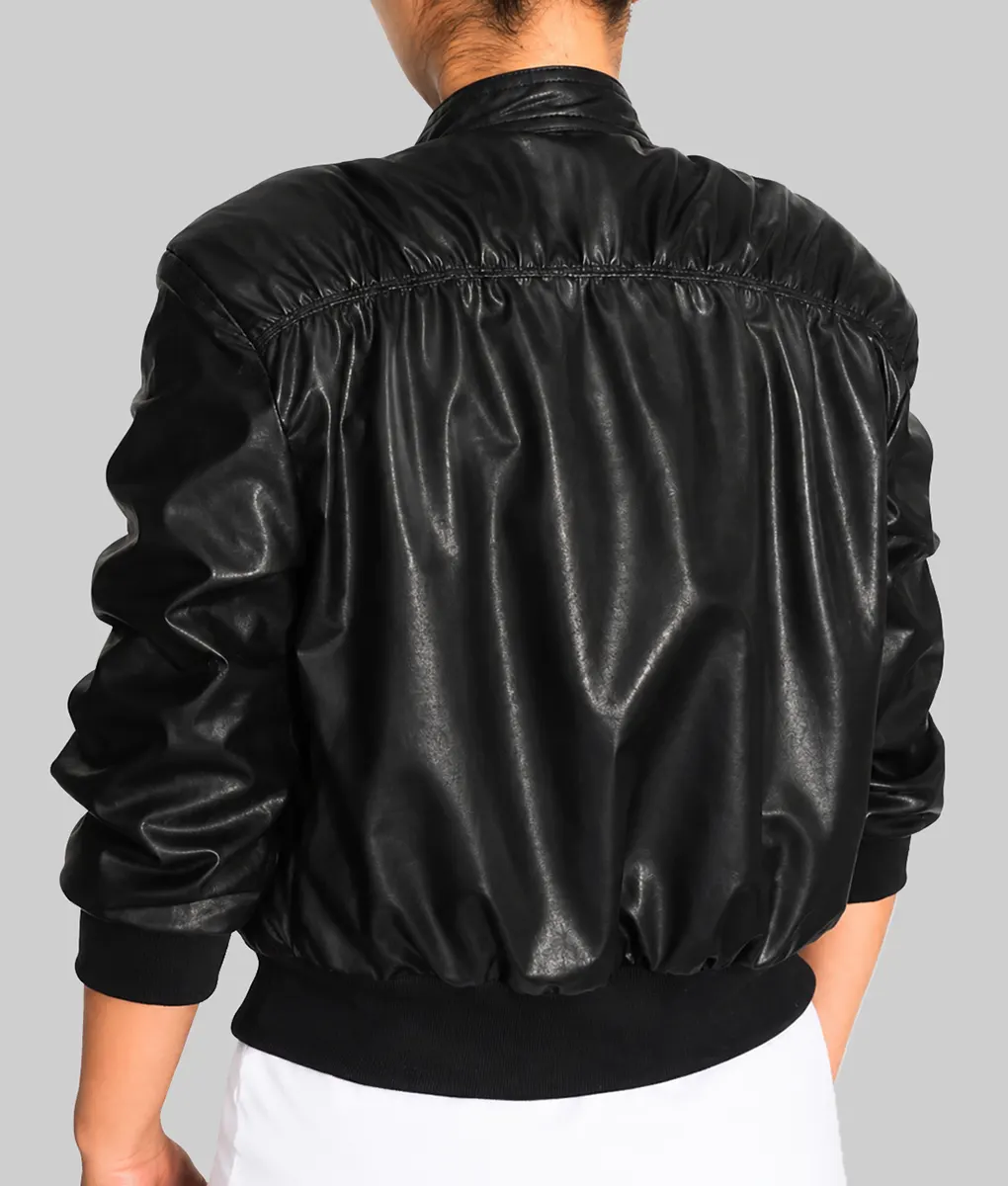Elena Gilbert Leather Jacket - Back