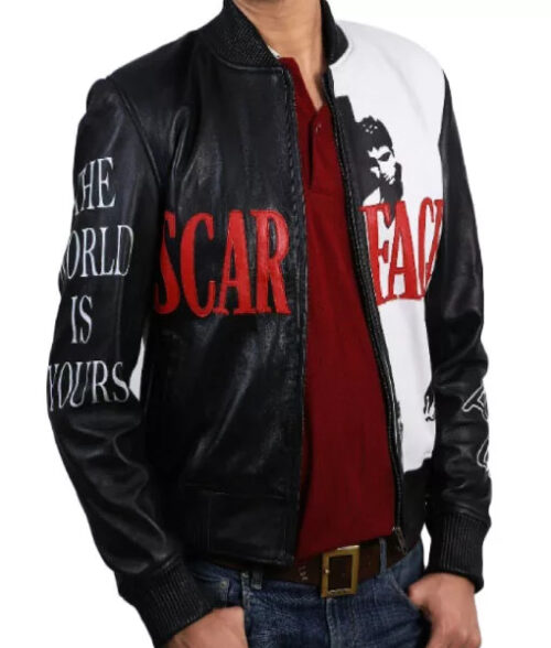 Al Pacino Scarface Leather Jacket 2