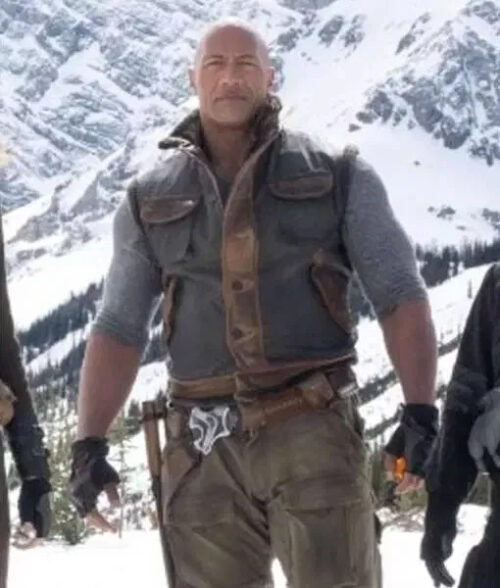 Jumanji: Dwayne Johnson aka Rock Leather Vest 1