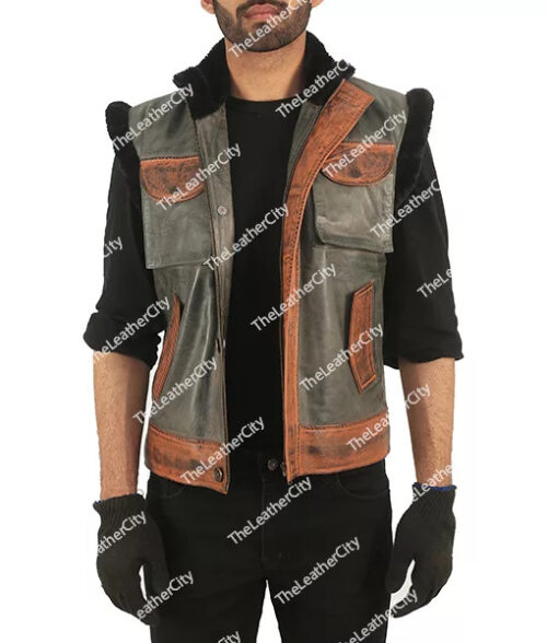 Jumanji: Dwayne Johnson aka Rock Leather Vest 2
