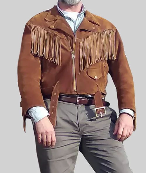 Deerskin aka Le daim Georges (Jean Dujardin) Fringe Jacket - TLC