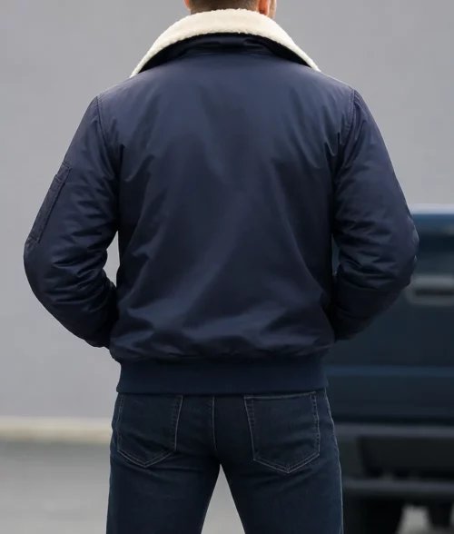 Zac Efron Bomber Jacket - Back View
