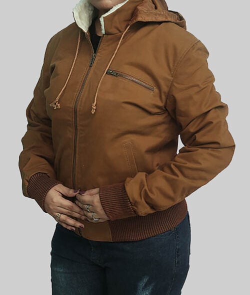 Beth Western Style Hooded Cotton Jacket