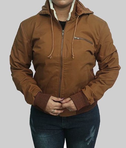 Beth Western Style Hooded Cotton Jacket