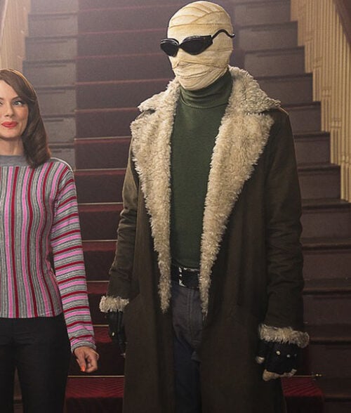 Doom Patrol's Negative Man Shearling Coat