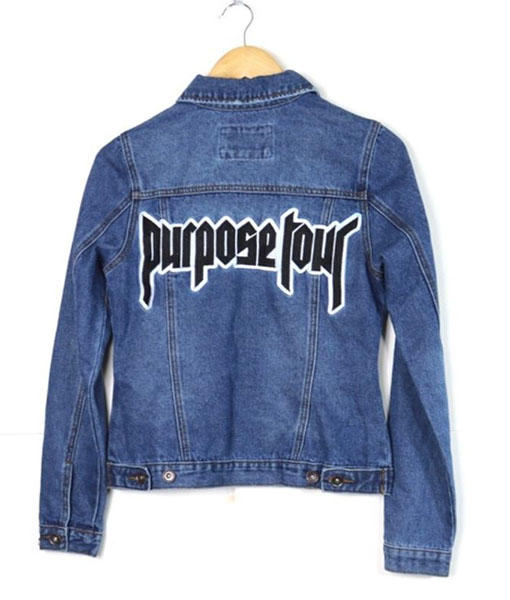 Justin Bieber Purpose Tour Denim Jacket The Leather City