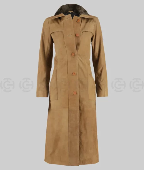 Kelly Reilly Yellowstone Beth Dutton Long Coat - Front View