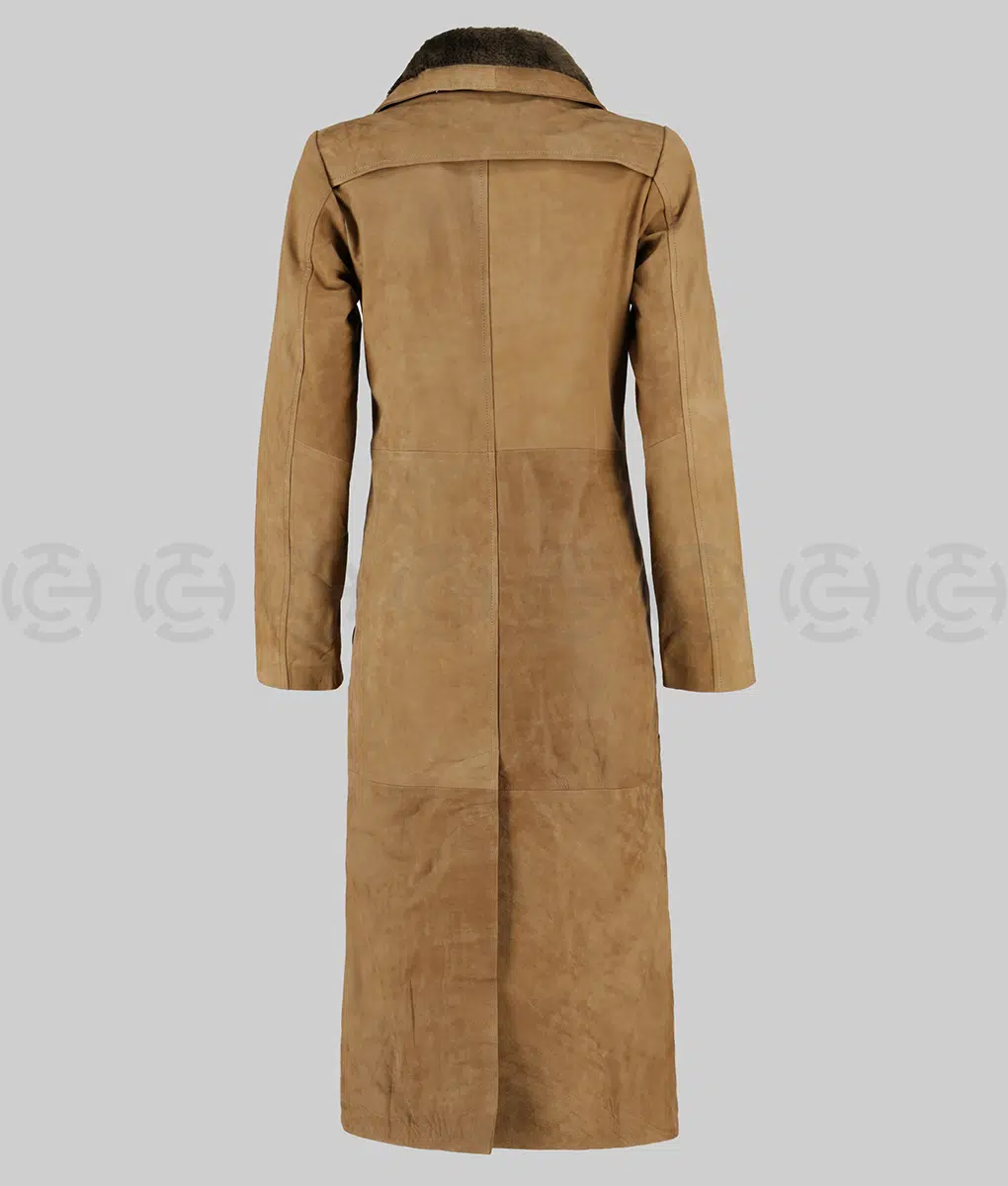 Kelly Reilly Yellowstone Beth Dutton Long Coat - Back View