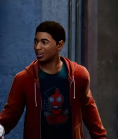 Spider-Man PS4 Miles Morales Red Hoodie