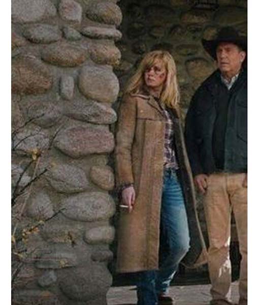 Yellowstone 03 Finale Beth Dutton Leather Coat