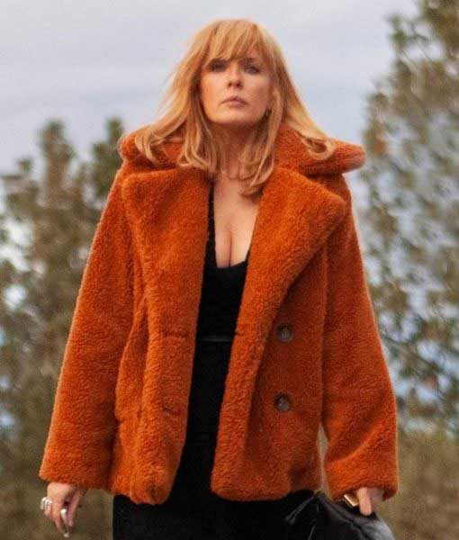 Yellowstone Beth Dutton (Kelly Reilly) Shearling Coat | TLC