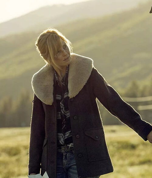 Beth Wool & Fur Long Coat