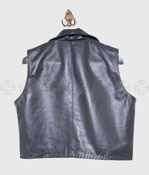 The Virginian James Drury Leather Vest
