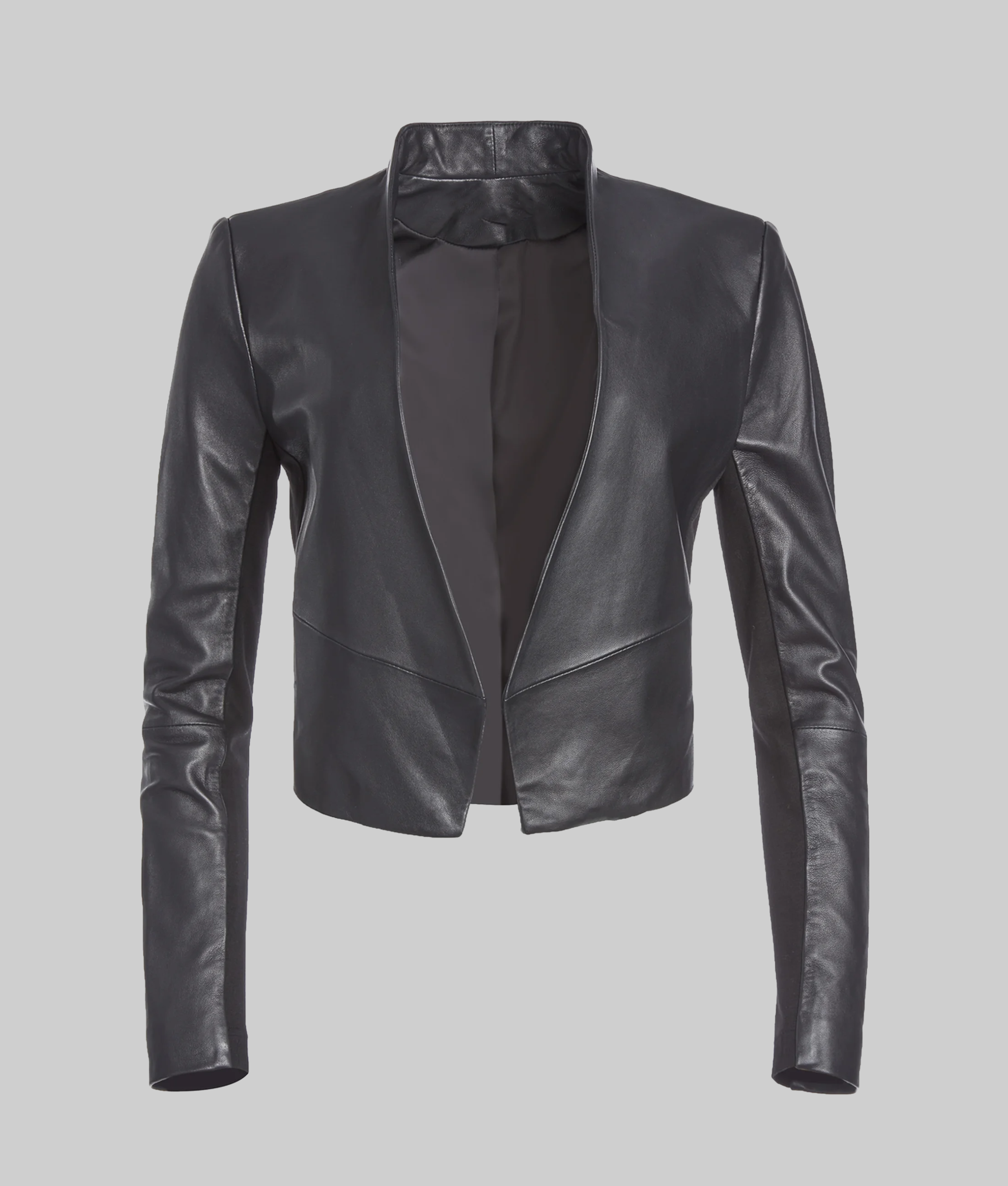 Emily in Paris Emily Cooper Leather Jacket - Front