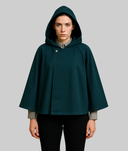 Attack on Titan Green Cloak-Front View